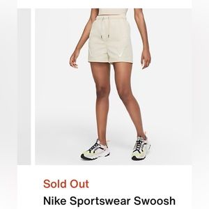 Nike women’s sportswear swoosh shorts